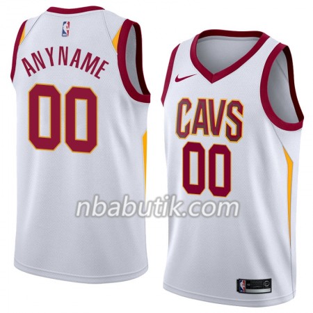 NBA Mænd Trøje Cleveland Cavaliers Custom Nike 2017-18 Hvid Swingman